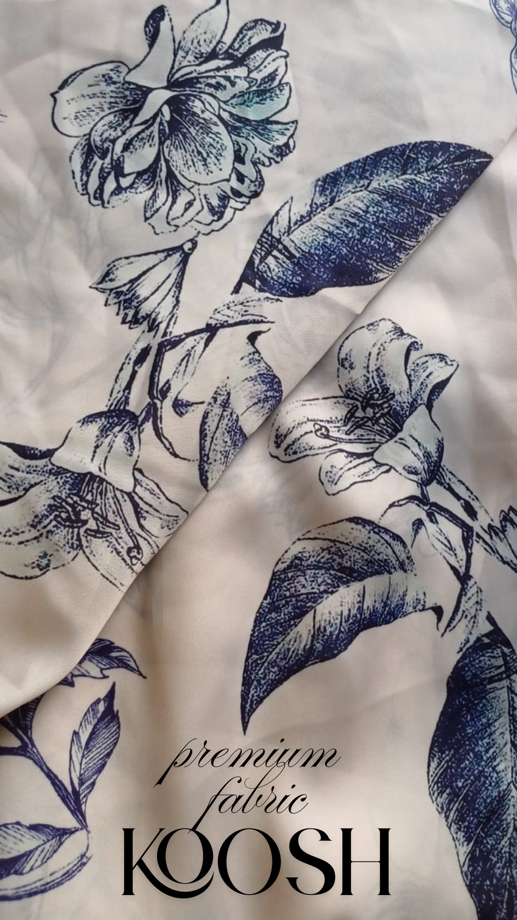 Printed Satin Shirt With Lalten Sleeves